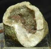 Achat-Geode mit Quarz