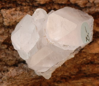 Brosche - Bergkristall