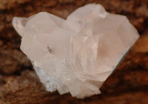 Brosche - Bergkristall