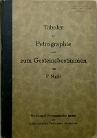 Buch Occ. - Tabellen zur Petrographie zum Gesteins